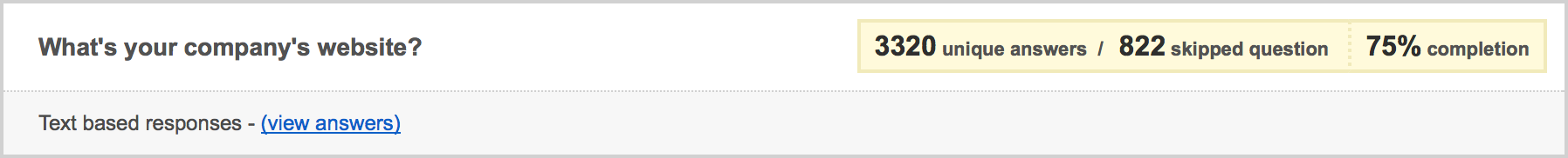 website question